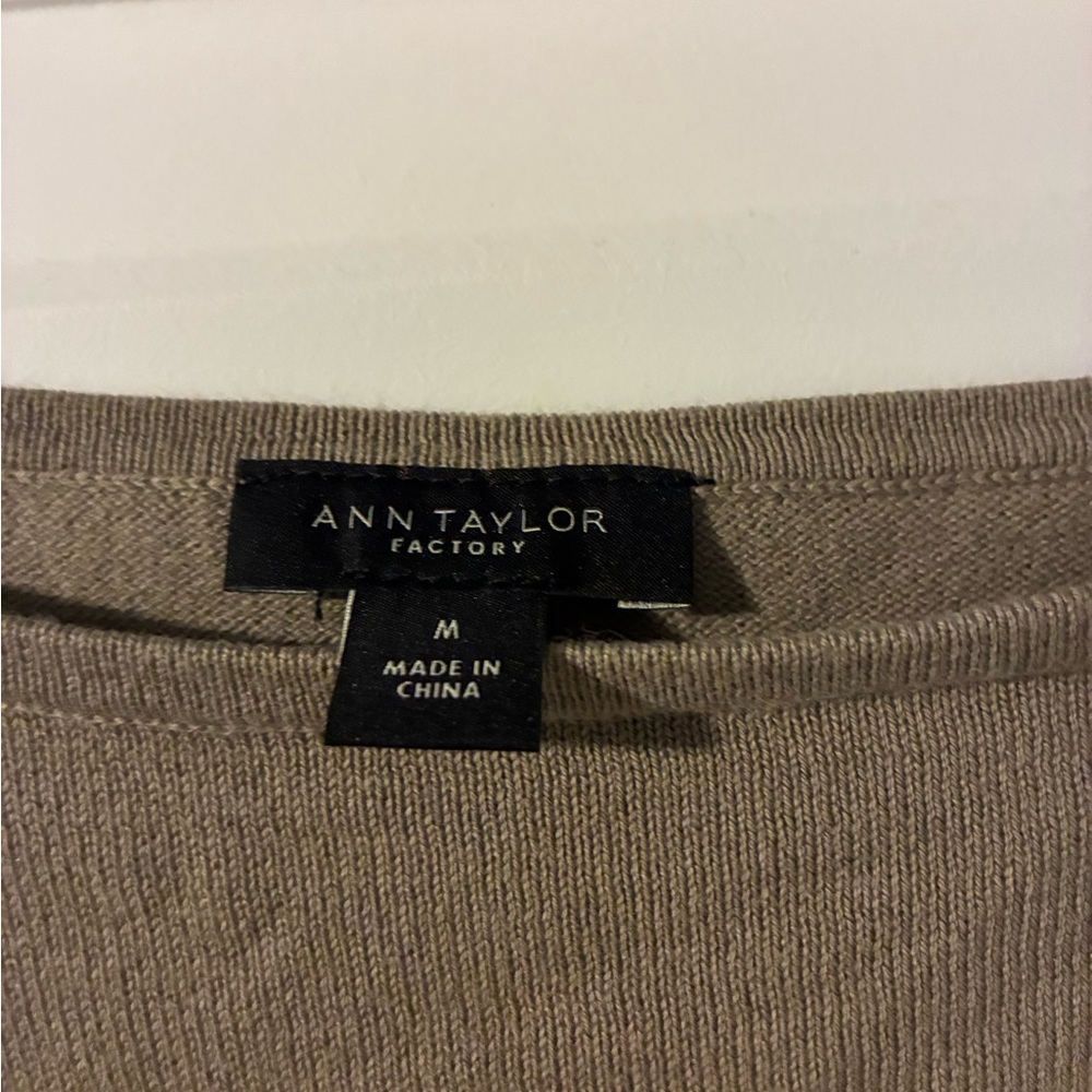 Ann Taylor Factory Green Knit Top